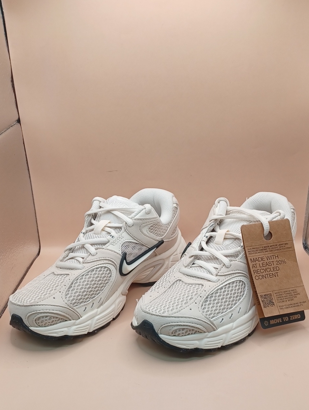 Nike V5 RNR Comfort Running Sneaker-Ivory/Brown Women Size 7.5 US II6294-100
